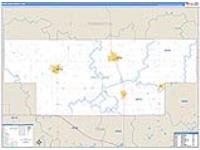 Red Lake, Mn Carrier Route Wall Map